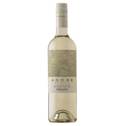 VINHO BRANCO EMILIANA ADOBE RESERVA SAUVIGNON BLANC ORGÂNICO 750 ML