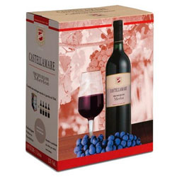 VINHO TINTO BAG IN BOX CASTELLAMARE MERLOT 5LITROS