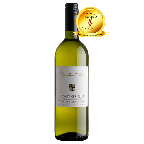 VINHO BRANCO CASTELLO DELLA ROSA PINOT GRIGIO 750ML