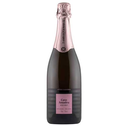 ESPUMANTE ROSÉ CAVE AMADEU BRUT 750ML
