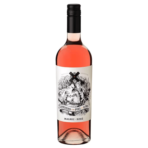 VINHO ROSÉ CORDERO COM PIEL DE LOBO MALBEC 750 ML