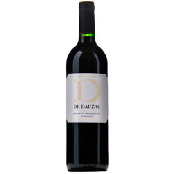 VINHO TINTO D DE DAUZAC BORDEAUX SUPÉRIEUR 750ML