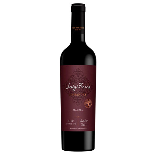 VINHO LUIGI BOSCA DE SANGRE MALBEC 750ML