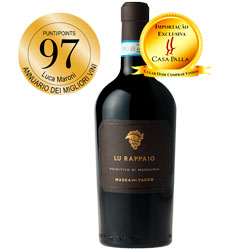 VINHO TINTO MASCA DEL TACCO PRIMITIVO DI MANDURIA LU RAPPAIO 750ML