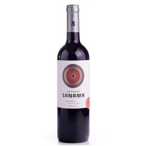 VINHO TINTO SANAMA RESERVA CARMENERE 750 ML