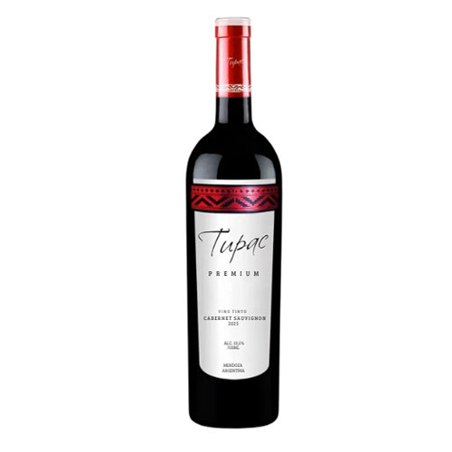 VINHO TINTO TUPAC PREMIUM CABERNET SAUVIGNON 750 ML