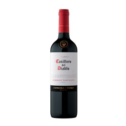 VINHO TINTO CASILLERO DEL DIABLO CAB SAUVIGNON 750 ML