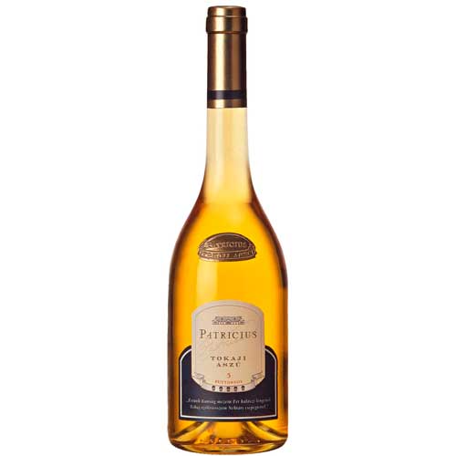 VINHO BRANCO PATRICIUS TOKAJ ANZÚ 5 PUTTONYOS 500ML