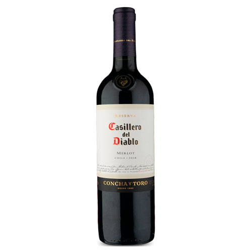VINHO TINTO CASILLERO DEL DIABLO MERLOT 750ML