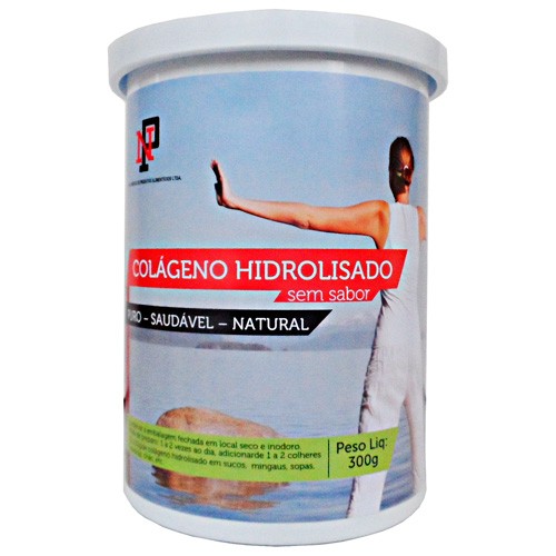 COLÁGENO HIDROLISADO SEM SABOR 300GR.