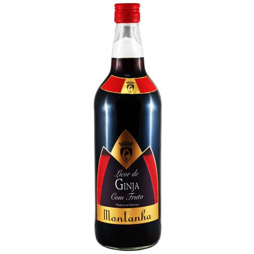 LICOR GINJA MONTANHA COM FRUTO GINJINHA) 1LITRO