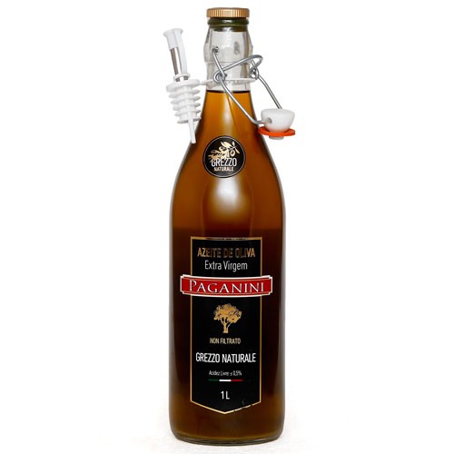 AZEITE DE OLIVA EXTRA VIRGEM GREZZO NATURALE PAGANINI 1LITRO
