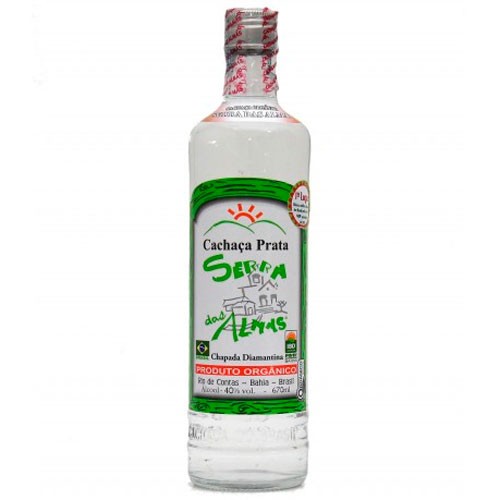 CACHAÇA SERRA DAS ALMAS PRATA ORGÂNICA 670ML