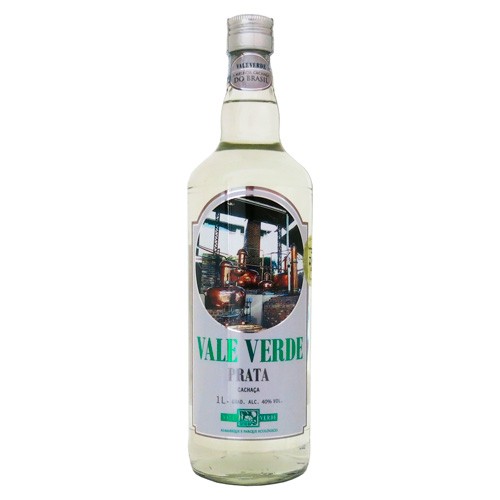 CACHAÇA VALE VERDE PRATA 1LITRO